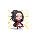 ちびレッドナイトのにこにこアニメスタンプ（個別スタンプ：1）