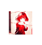 ゆるかわパーカーガールの毎日（個別スタンプ：4）