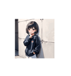ゆるかわパーカーガールの毎日（個別スタンプ：7）