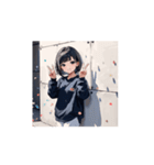 ゆるかわパーカーガールの毎日（個別スタンプ：16）
