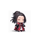 赤黒ちび騎士のかわいいアニメリアクション（個別スタンプ：2）