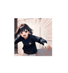 ほのぼのパーカー少女の日常スタンプ（個別スタンプ：13）