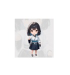 やさしい和風ガールのほのぼのスタンプ（個別スタンプ：4）