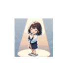 やさしい和風ガールのほのぼのスタンプ（個別スタンプ：8）