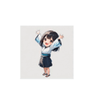 やさしい和風ガールのほのぼのスタンプ（個別スタンプ：12）