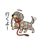 名前入りダックスイザベラタンダップル（個別スタンプ：11）