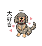 名前入りダックスイザベラタンダップル（個別スタンプ：18）