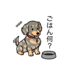 名前入りダックスイザベラタンダップル（個別スタンプ：24）