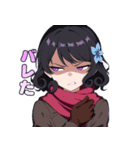 ぬくもりマフラーガール（個別スタンプ：28）
