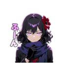 ぬくもりマフラーガール（個別スタンプ：30）