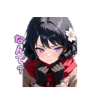 ぬくもりマフラーガール（個別スタンプ：37）