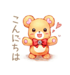 やさしいくまの季節のごあいさつ（個別スタンプ：8）