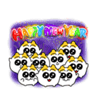 暴れるお正月【修正版】（個別スタンプ：4）