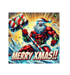 超バトル系サンタ！！（個別スタンプ：1）