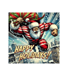 超バトル系サンタ！！（個別スタンプ：4）