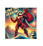 超バトル系サンタ！！（個別スタンプ：10）