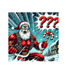 超バトル系サンタ！！（個別スタンプ：21）