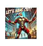 超バトル系サンタ！！（個別スタンプ：37）