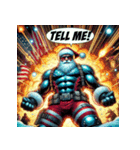 超バトル系サンタ！！（個別スタンプ：38）