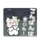 ちびねっこ5☆ずっと使える挨拶や感情 + 冬（個別スタンプ：16）