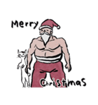 サンタと志保ちゃん(年末年始猫)（個別スタンプ：11）