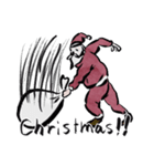 サンタと志保ちゃん(年末年始猫)（個別スタンプ：15）