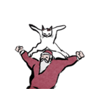 サンタと志保ちゃん(年末年始猫)（個別スタンプ：27）