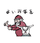 サンタと志保ちゃん(年末年始猫)（個別スタンプ：29）
