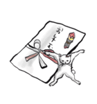 サンタと志保ちゃん(年末年始猫)（個別スタンプ：32）