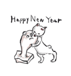 サンタと志保ちゃん(年末年始猫)（個別スタンプ：39）