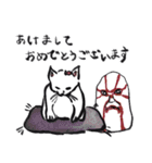 サンタと志保ちゃん(年末年始猫)（個別スタンプ：40）