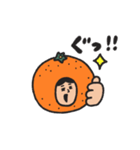 manpuku商店の冬・年末年始 みかんスタンプ（個別スタンプ：1）