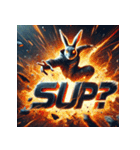 兎覇王 —RABBIT OVERLORD—（個別スタンプ：6）