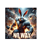 兎覇王 —RABBIT OVERLORD—（個別スタンプ：22）