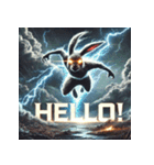 兎覇王 —RABBIT OVERLORD—（個別スタンプ：31）