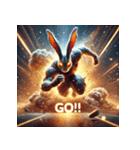 兎覇王 —RABBIT OVERLORD—（個別スタンプ：37）