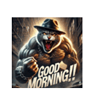 凶悪にゃんこ無双（個別スタンプ：1）