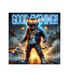 凶悪にゃんこ無双（個別スタンプ：3）