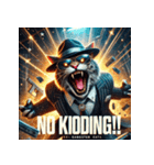 凶悪にゃんこ無双（個別スタンプ：4）