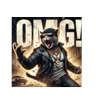 凶悪にゃんこ無双（個別スタンプ：8）