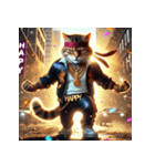 凶悪にゃんこ無双（個別スタンプ：12）