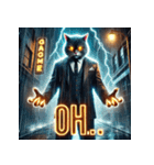 凶悪にゃんこ無双（個別スタンプ：15）