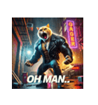 凶悪にゃんこ無双（個別スタンプ：17）