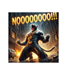 凶悪にゃんこ無双（個別スタンプ：23）