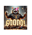 凶悪にゃんこ無双（個別スタンプ：25）