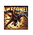 凶悪にゃんこ無双（個別スタンプ：26）