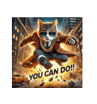 凶悪にゃんこ無双（個別スタンプ：33）