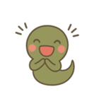 ヘビのハッピー大暴走！（個別スタンプ：1）