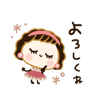 おめかしレディ♡冬（個別スタンプ：15）