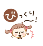 おめかしレディ♡冬（個別スタンプ：25）